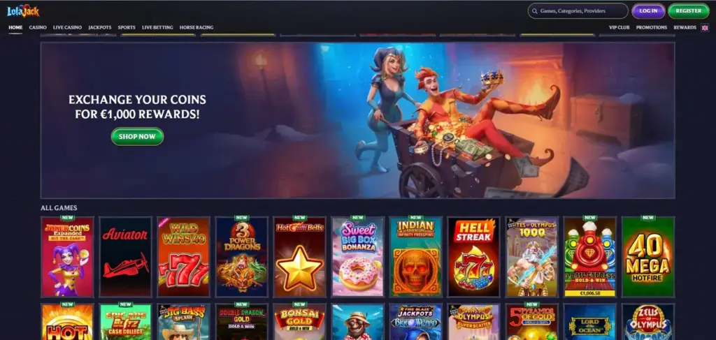 Lolajack Online Casino